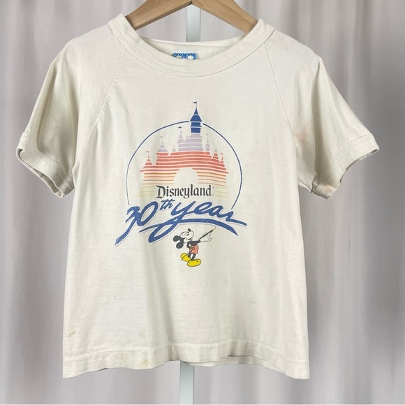 Vintage Disneyland Disney 30th Medium 1985 80's Tee Iconic Castle Graphic - Picture 1 of 11
